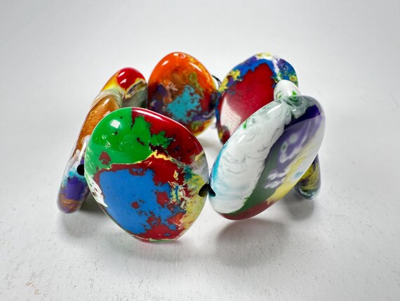 Sobral - Multi-Colour "Discs" Pollock Elasticated… - image 7