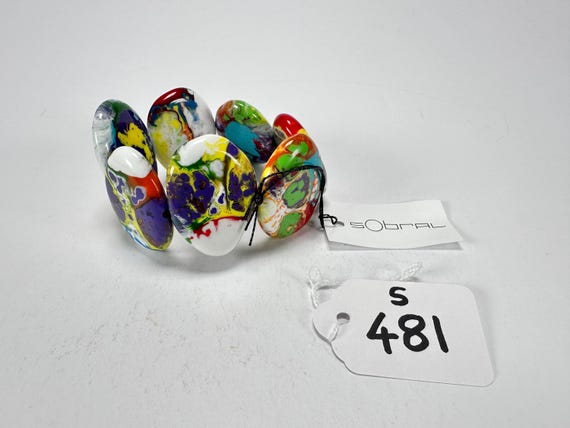 Sobral - Multi-Colour "Discs" Pollock Elasticated… - image 8