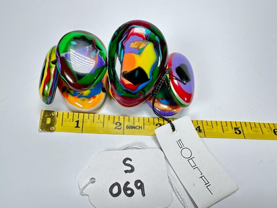 Sobral - Multi-Colour "Wassily" Elasticated Resin… - image 2