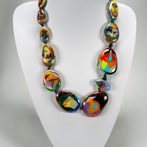 Sobral - Multi-Colour &quot;Gaby&quot; K.Polido Resin Necklace ( 004053 )