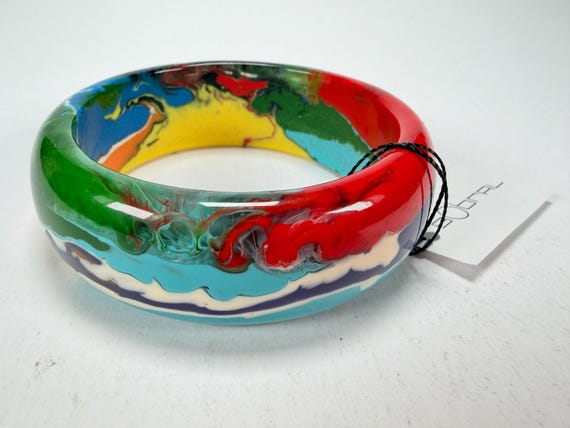 Sobral - Multi-Colour "PB24" Solid Resin Bangle (… - image 4