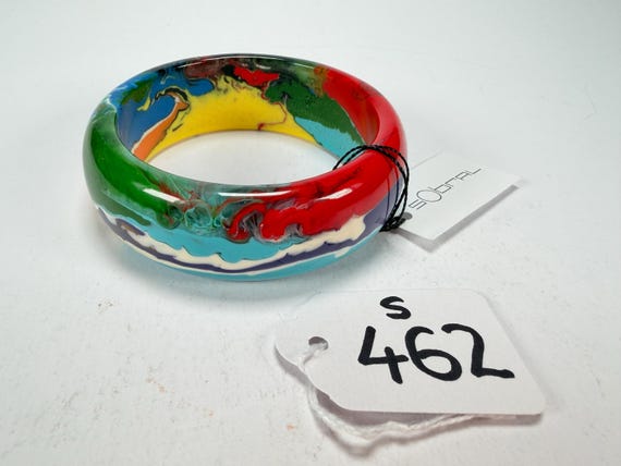 Sobral - Multi-Colour "PB24" Solid Resin Bangle (… - image 7