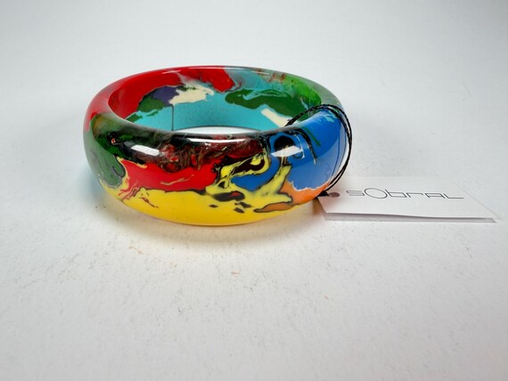 Sobral - Multi-Colour "PB24" Solid Resin Bangle (… - image 18