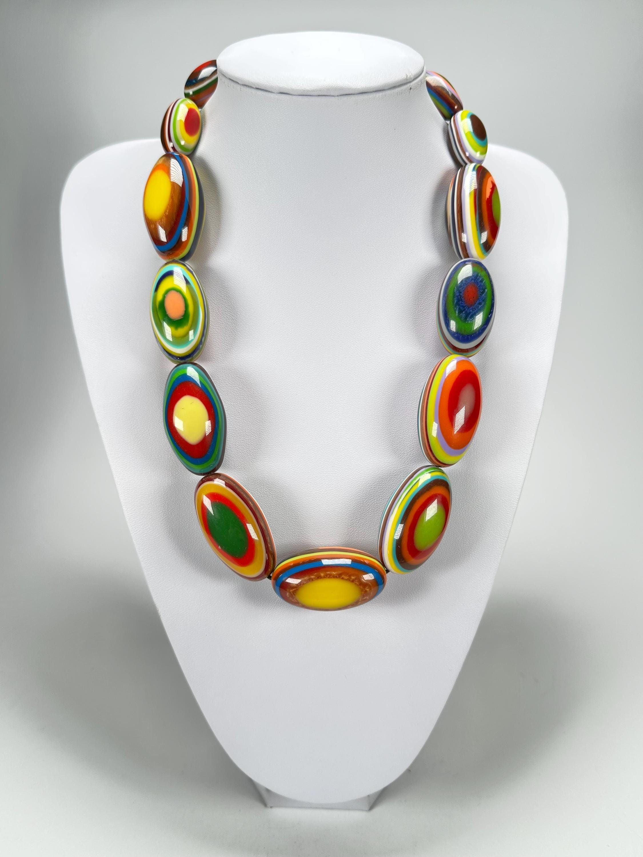 Sobral - Pop Art "Andy" Resin Necklace ( 005465 )