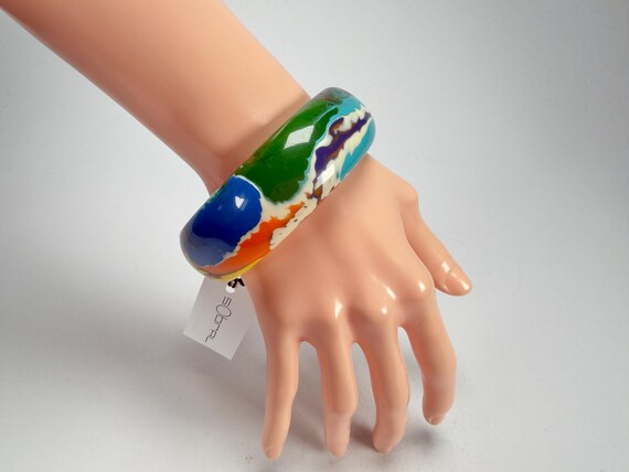 Sobral - Multi-Colour "PB24" Solid Resin Bangle (… - image 15