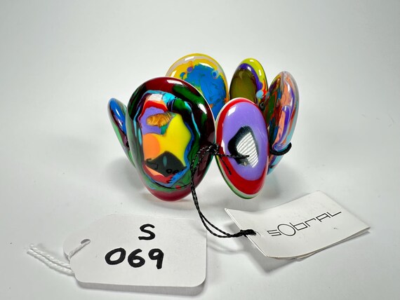 Sobral - Multi-Colour "Wassily" Elasticated Resin… - image 7