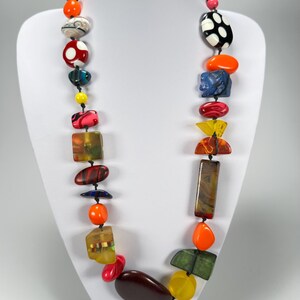 Sobral - Indiana &quot;Mix Multicor&quot; Resin Necklace ( 000033 )