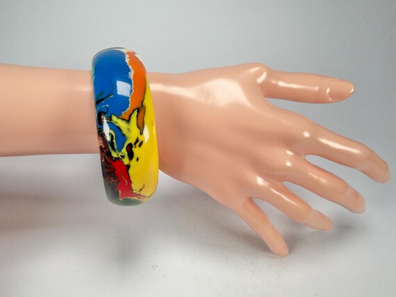 Sobral - Multi-Colour "PB24" Solid Resin Bangle (… - image 2