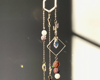 Crystal Prism Suncatcher | Boho Decor | Hanging Decoration | Rainbow Prism | Crystal Ball | Car Charm | Easter Gift for Her | Wall Decor