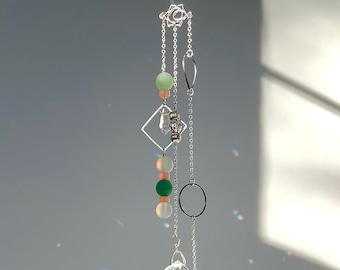 Crystal Prism Suncatcher | Best Friend Gift | Boho Decor | Hanging Decoration | Rainbow Prisms | Valentines Gift | Window Hanging | Wall Art