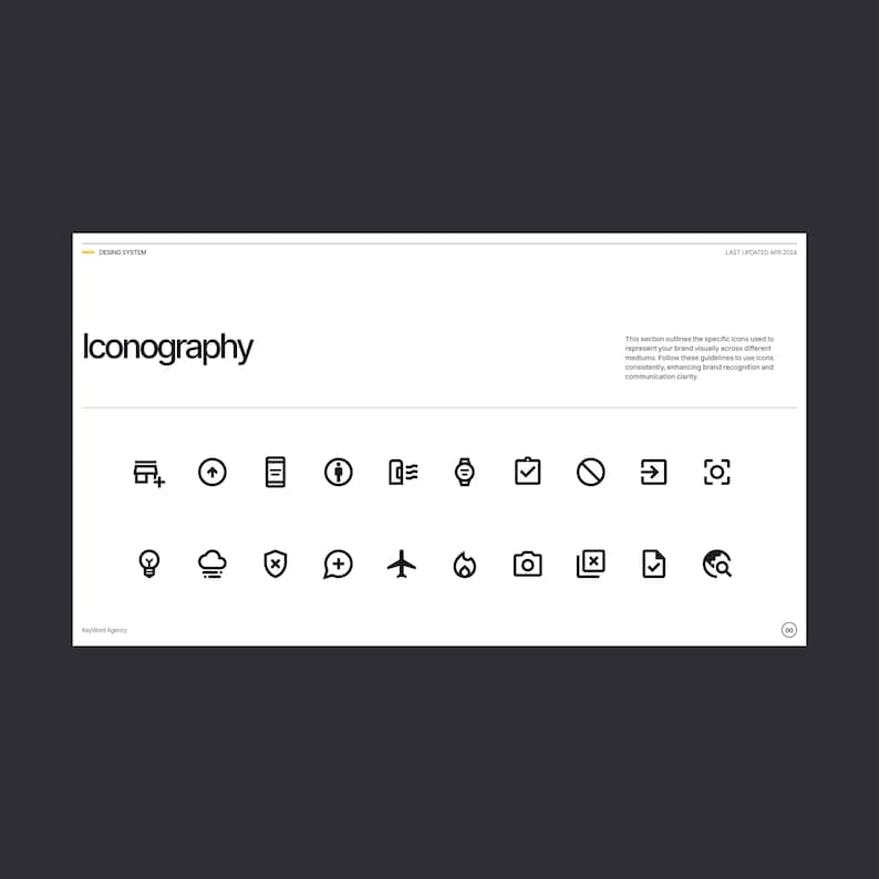 Brand Guide Presentation Template | Graphic Design Strategy Document ...