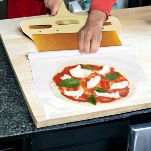 Sliding Pizza Peel - Pala Pizza Scorrevole Pizza Shovels kitchens Tools  Wooden Handle Transfer Pizza Spatula Bread Baking Tools