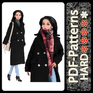 ポピーパーカー ボタン柄コートセット Poppy parker doll - Etsy 日本