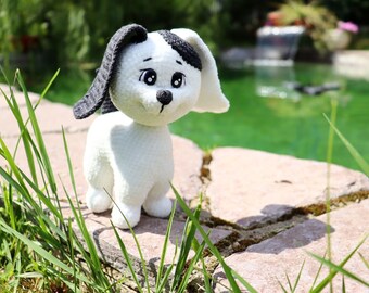 Amigurumi dolls and toys: Puppy. Knitted toy