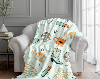 Showgirl Blanket | Taylor Inspired Blanket | Teenage Girl Gift