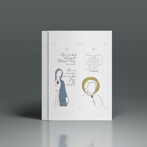 Bible Markers - Blessed Virgin & St. Gianna Beretta Molla Bookmarks | Patron Saint bookmarks | Catholic Store | Digital Download
