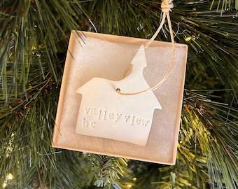 Regalo de Navidad para el Pastor, Adorno de Agradecimiento al Personal de la Iglesia, Regalo de Arcilla para Miembros de la Iglesia, Regalo de Navidad para Graduación de Seminario u Ordenación