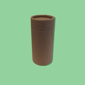 Tubes déodorants en carton kraft compostable : 70 ml (15 pièces)