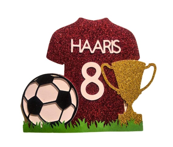 Décoration de gâteau avec maillot de football personnalisé, Sports