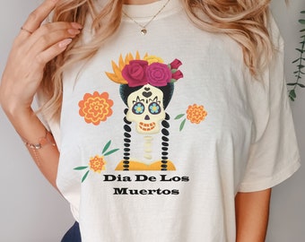 Dia De Los Muertos Shirt, Calavera Catrina Tee