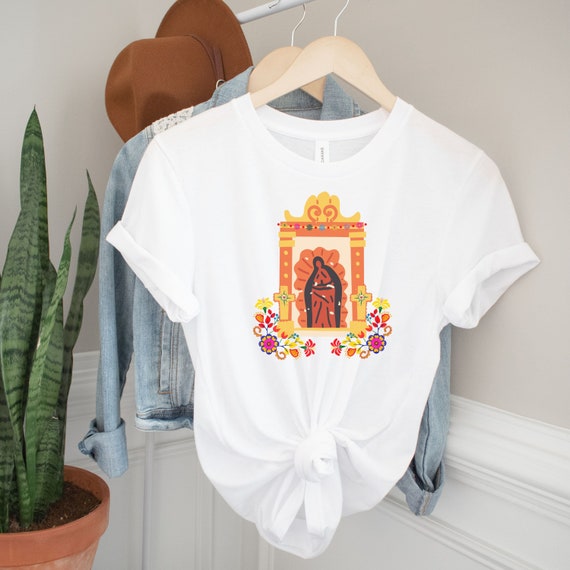 完売中！MARY PAINTING TEE Virgin Mary Painting Short-sleeve Unisex T-shirt - Etsy