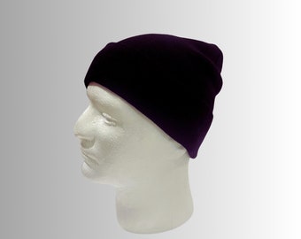 Black Merino Wool Hat