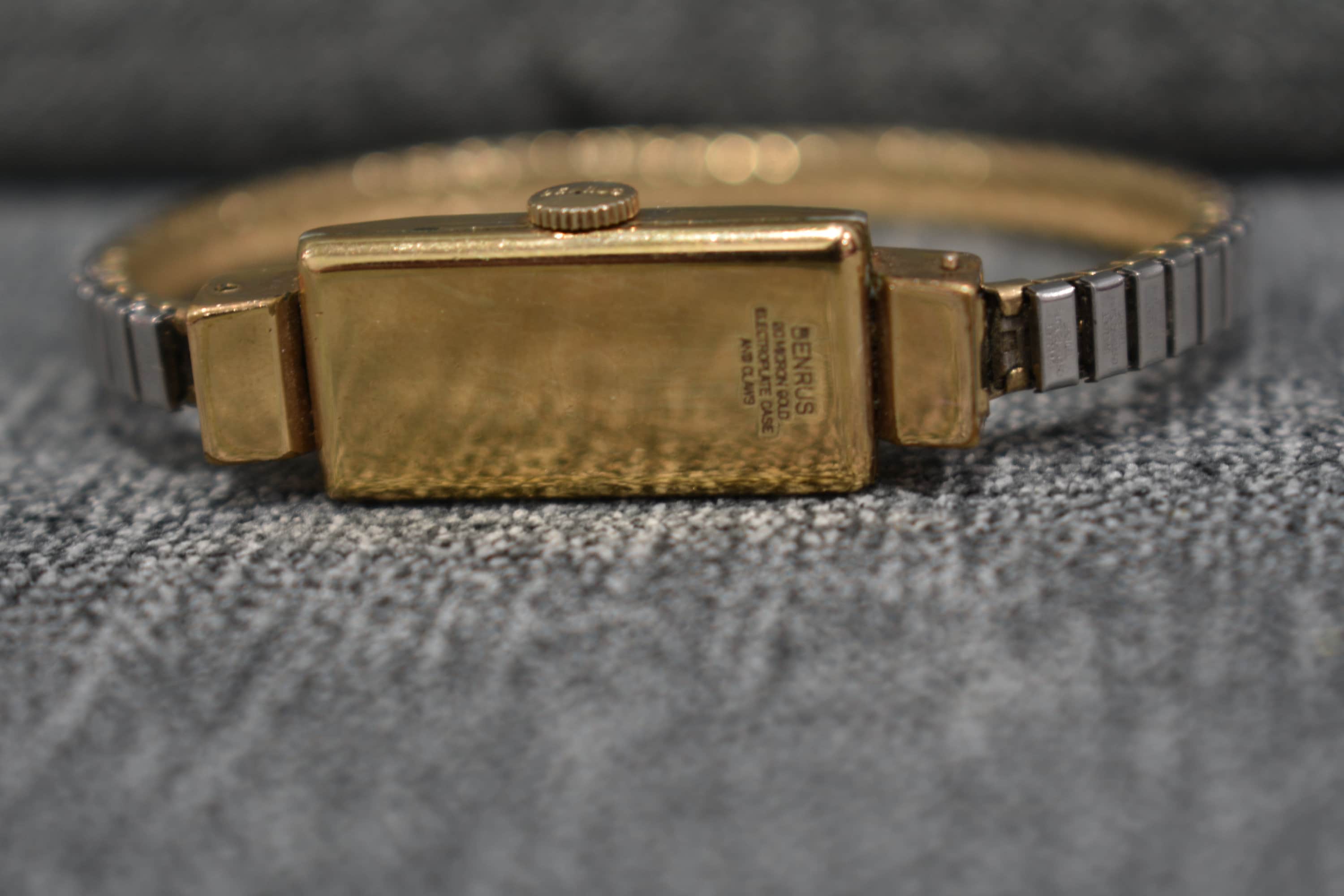 Vintage Benrus Ladies Watch With 20 Micron Gold Electroplate - Etsy