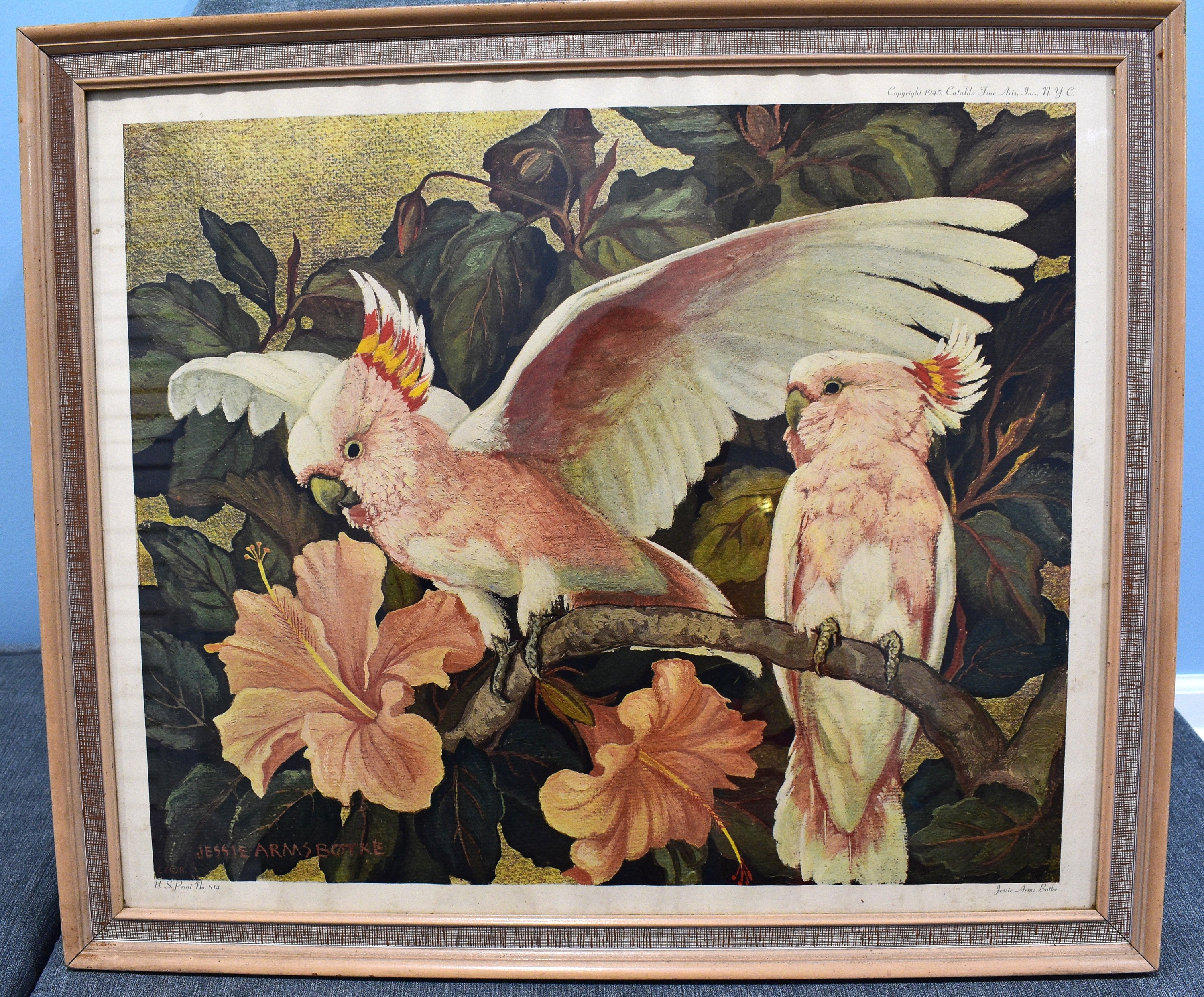 Birds of Paradise : Jessie Arms Botke : 1931 : Archival