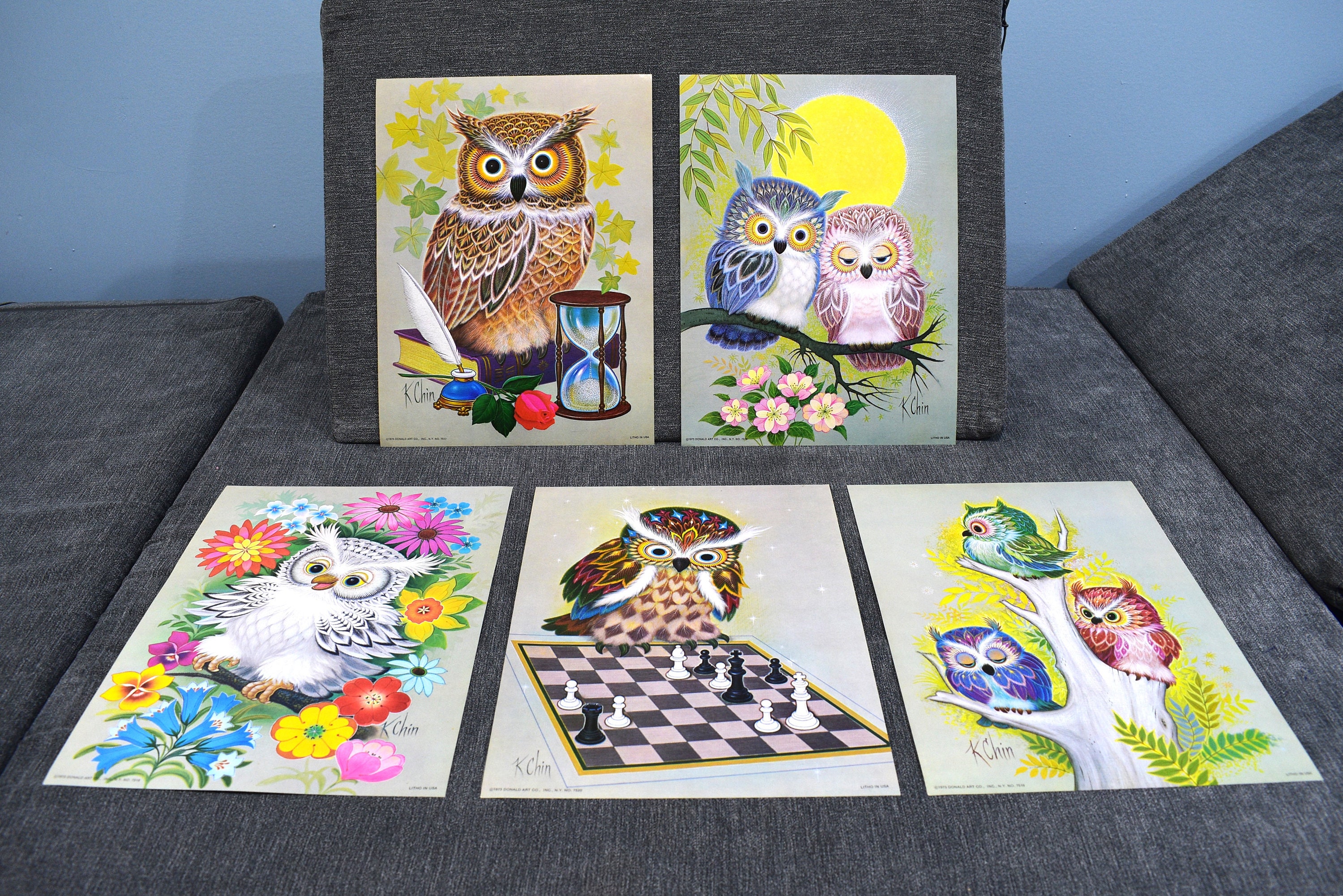 OWL様一枚 Owl - Tsuchiya Koitsu - Japanese Prints - Nipponprints.com