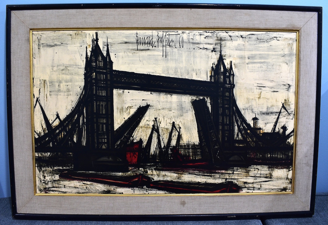 ベルナール・ビュッフェ【LONDRES-Towerbridge】 ベルナール・ビュッフェ【LONDRES-Towerbridge】 美術品