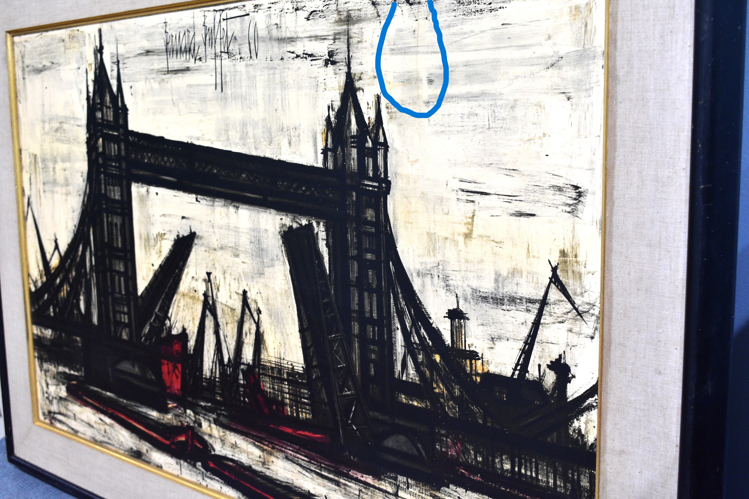 ベルナール・ビュッフェ【LONDRES-Towerbridge】 Tower Bridge, London by Bernard Buffet - Etsy
