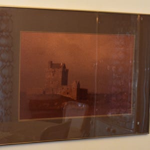 Master negativo incorniciato su carta fotografica intitolato "C'era una volta" dell'artista William Plante