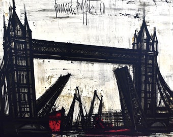 Tower Bridge, London by Bernard Buffet - Etsy