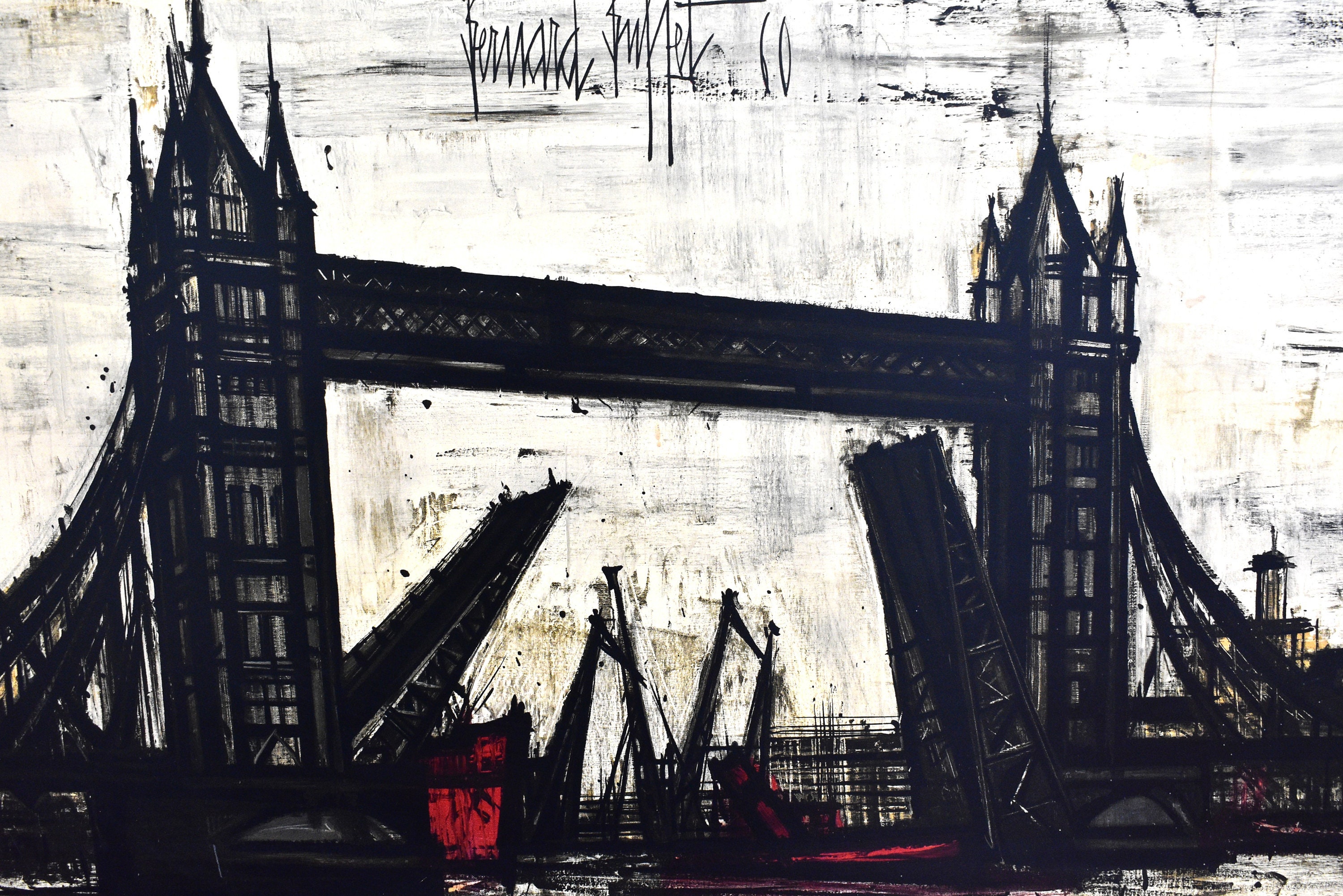 ベルナール・ビュッフェ【LONDRES-Towerbridge】 Tower Bridge, London by Bernard Buffet - Etsy