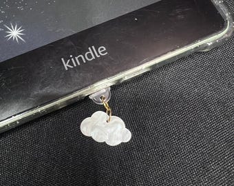 Tappo antipolvere a forma di nuvola iridescente per Kindle, eReader, telefono o dispositivo