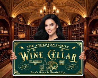 Enseigne personnalisée pour bar : décoration de salon personnalisée de style vintage (Bar-24)