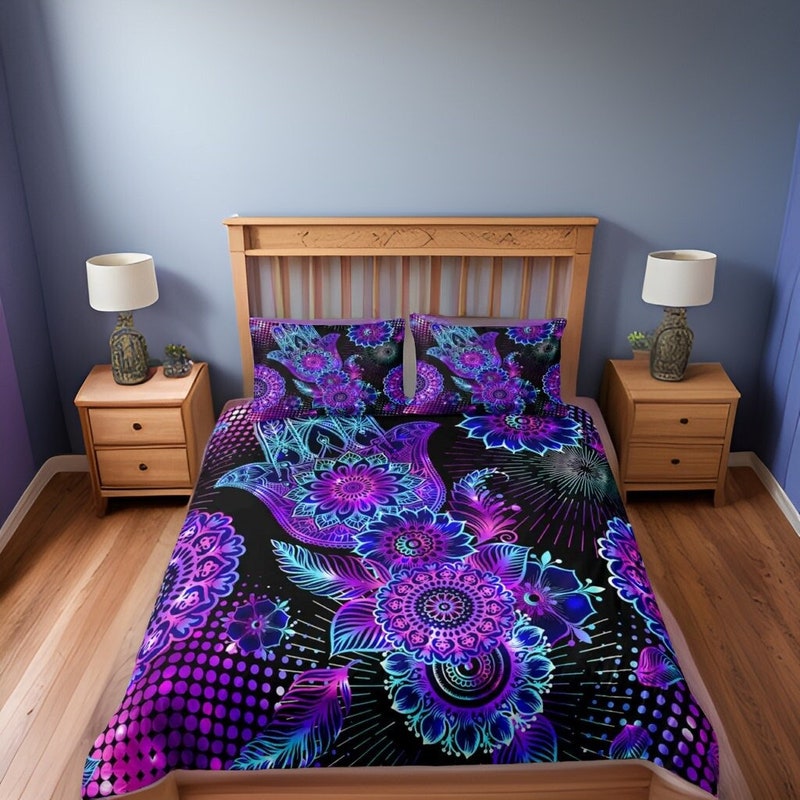 Neon Bedding Etsy