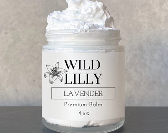 Lavender Tallow Balm - 100% Grass Fed Tallow Cream - Healthy Skin Care - Non-toxic Cream For Sensitive Skin - Eczema friendly