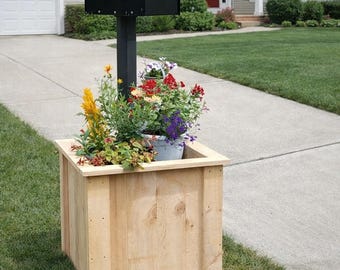 Cedar Planter Box (29X29X25) Patio planter box, Herb planter box, Garden Decor,yard decor,handmade