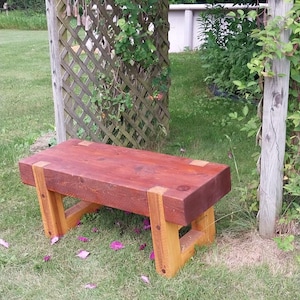 Wooden, Entry, Outdoor Bench, Custom Handmade Furniture,  Rustic , FarmhouseStyle Bench, Modern Wooden Bench, Mid-Century Bench