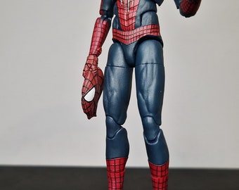 Amazing Arachnid Mask Holding Hand for Marvel Legends