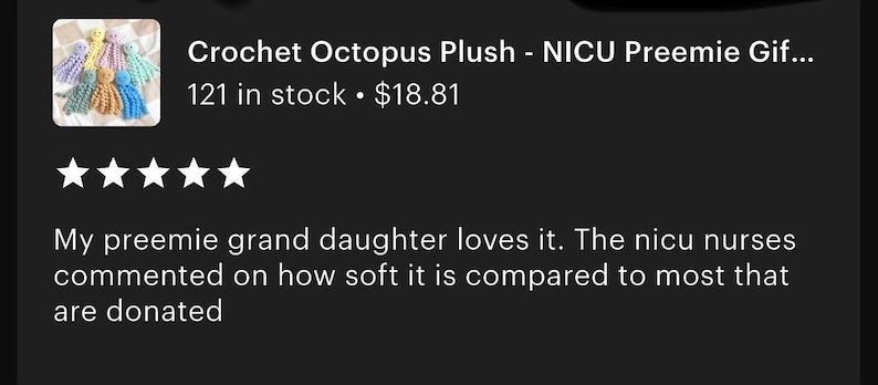 May include: A collection of seven small, handmade crochet octopus plush toys in various pastel colors including light blue, yellow, pink, lavender, teal, orange, and green. Each octopus features a round head and eight spiraled, curly tentacles.