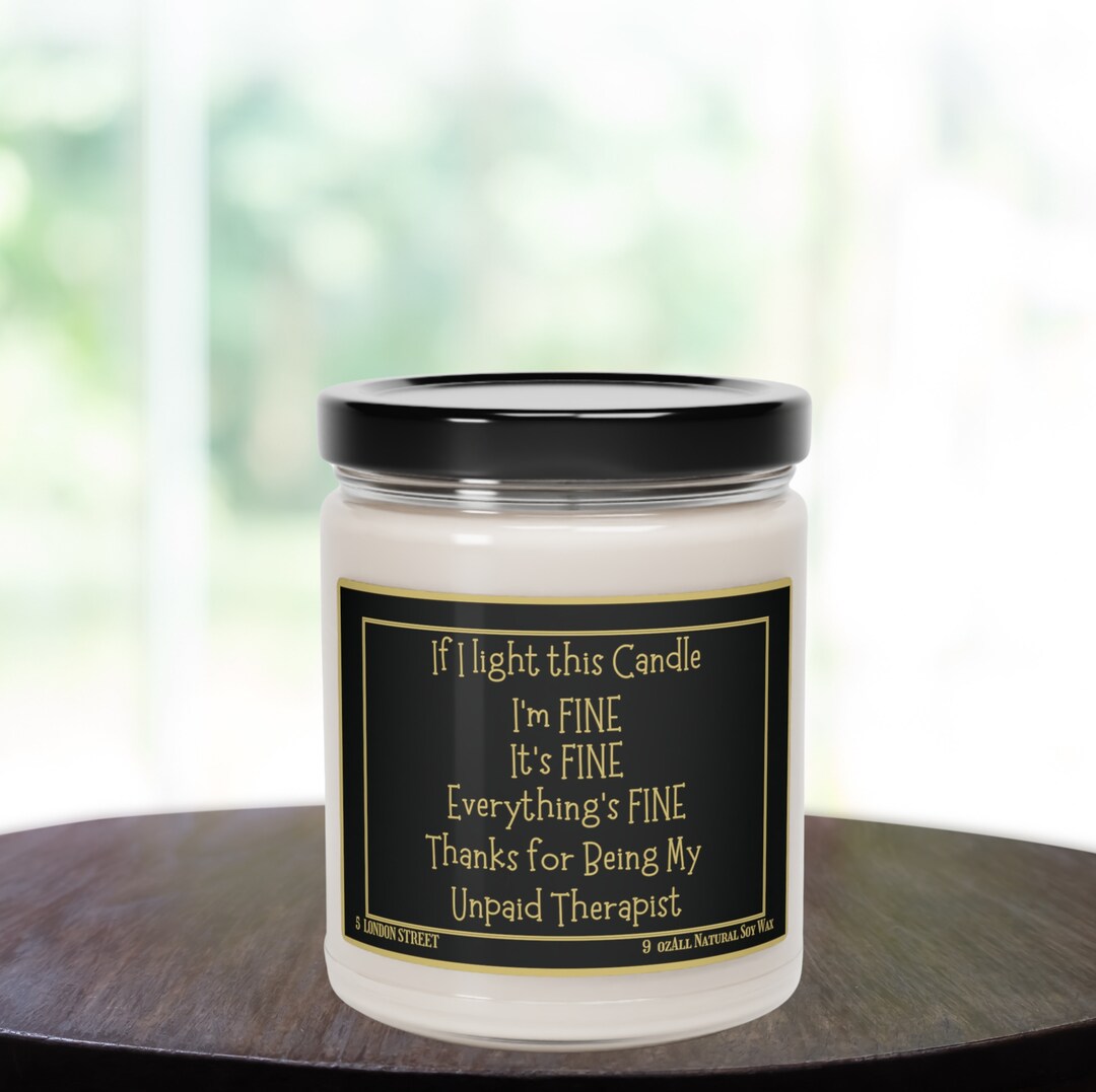 Funny Candles Birthday
 Funny Candle I m Fine It s Fine Funny Candle Birthday Gift For Funny