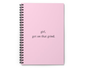 Pink Spiral Notebook - Ruled Line