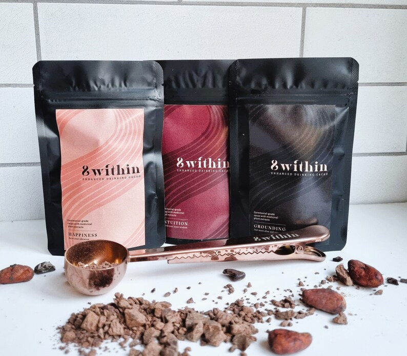 Enhanced Ceremonial Cacao Starter Kit 100 Peruvian Cacao With Mood