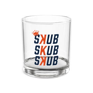 Detroit Baseball Custom Engraved Rocks Glass, 10oz Whiskey Glass, Unique Gift for Men, Skub Barware, Pitcher, Groomsmen, Housewarming