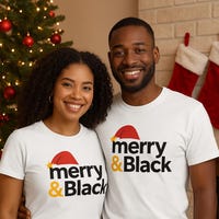 Merry & Black Christmas Shirt