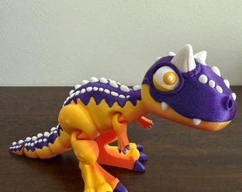 Carnotaurus | 3D Printed | Articulated | FlexiFactory