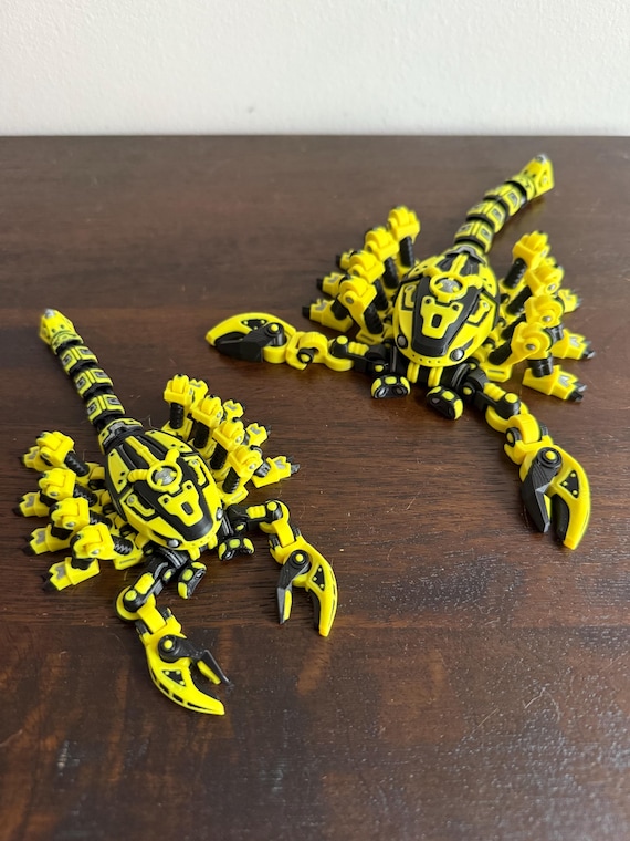 3D Printed Articulated Cyber Scorpion |by Flexi Factory| - Etsy