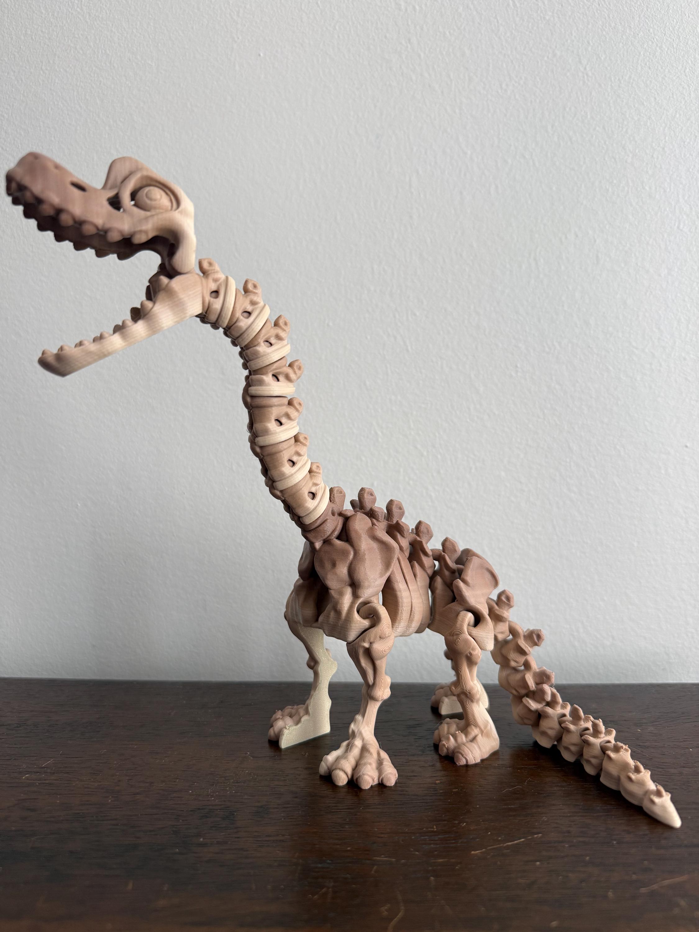 Skeleton Brachiosaurus | 3D Printed | Flexifactory - Etsy